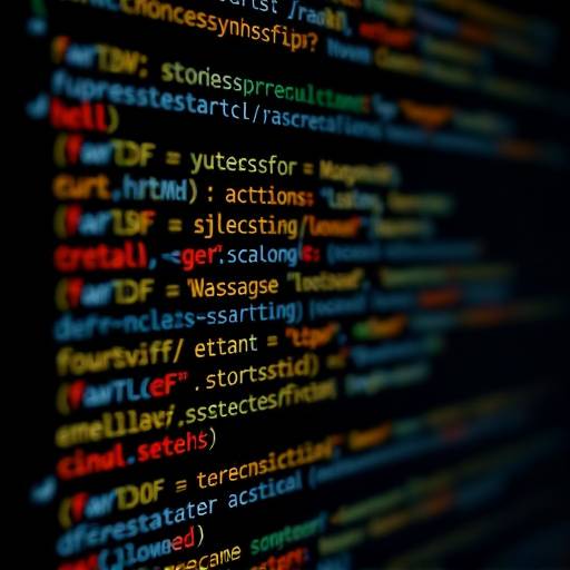 Web development code snippets showing HTML, CSS, and JavaScript for building web applications.